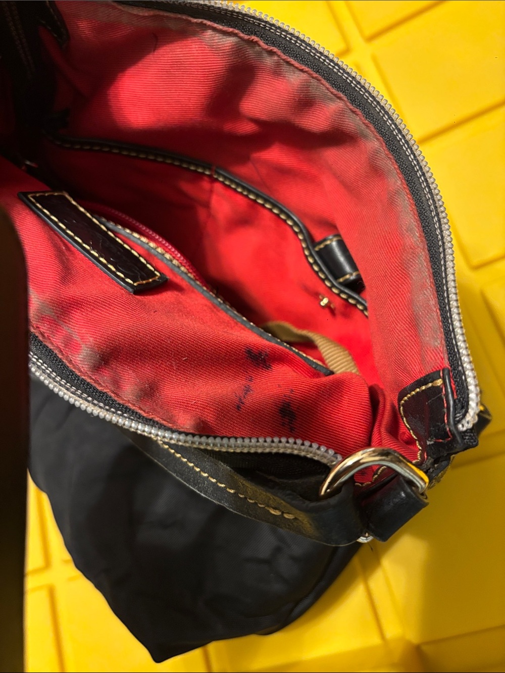 Nylon Crossbody Bag Black Crossbody Bag - Picture 7 of 7